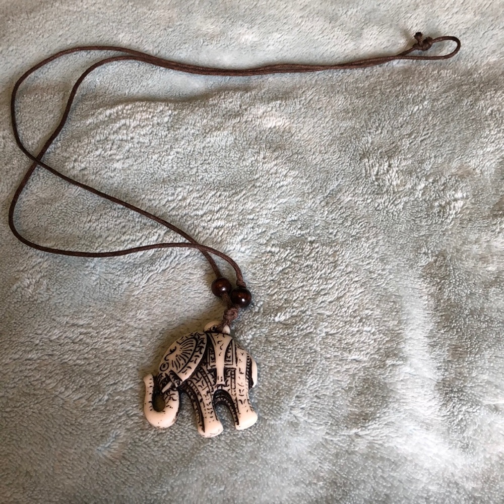 Unique elephant necklace